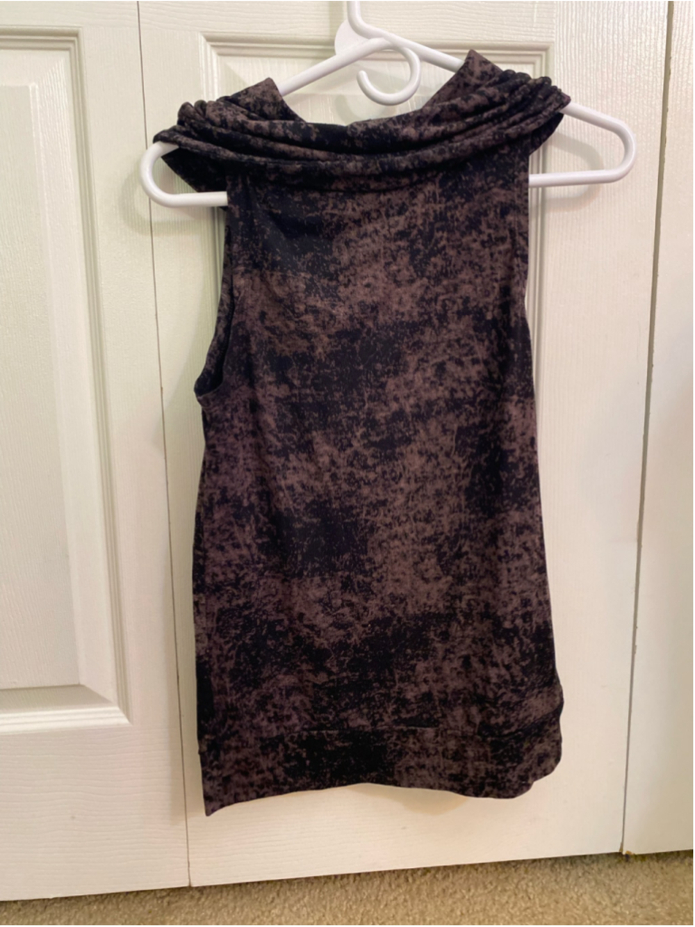 Women's Threads 4 Thought Sleeveless Hoodie XS Black Brown
